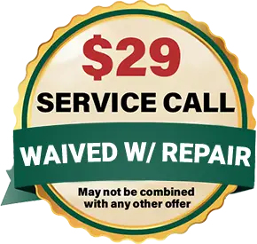 $29 Service Call with Any Repair